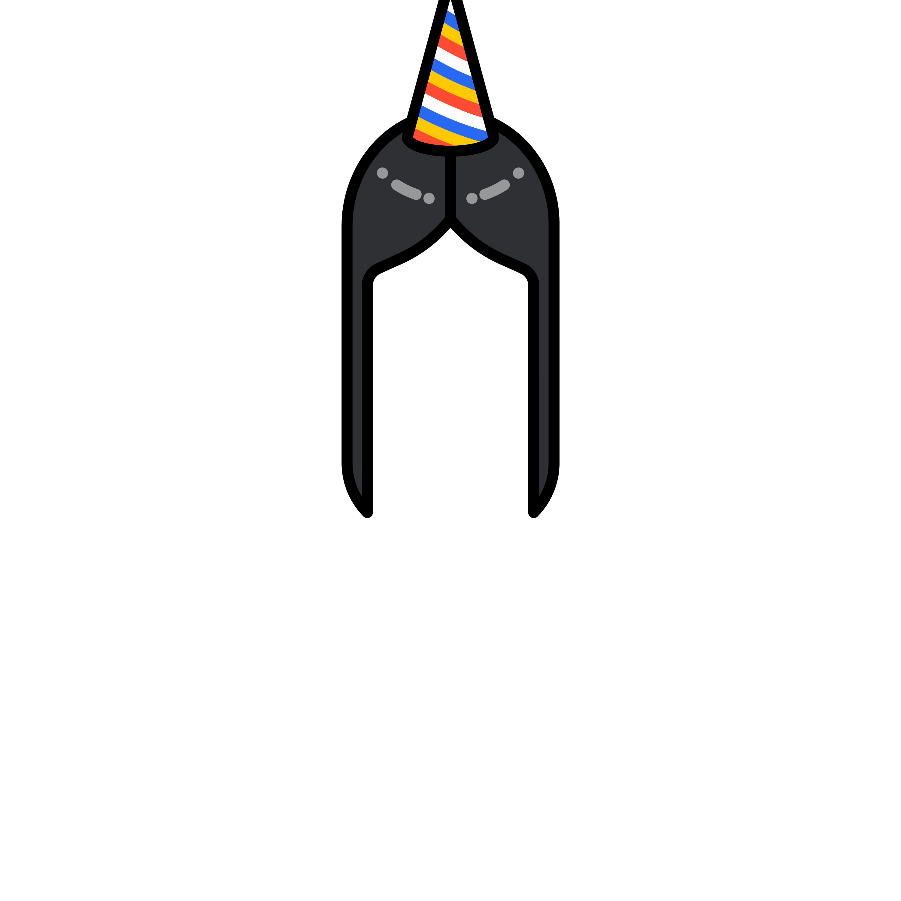 Party Hat Black