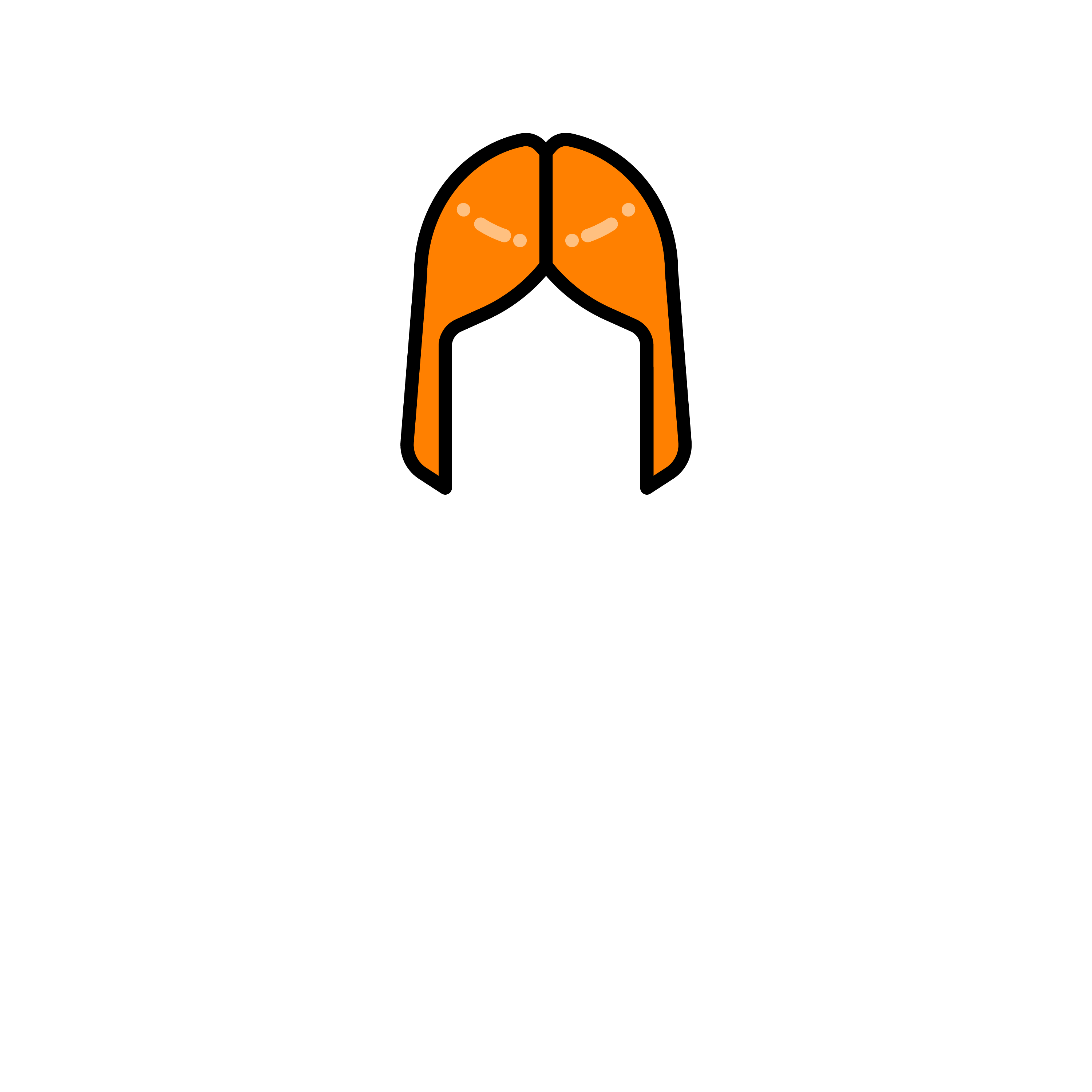 Bob Cut Orange