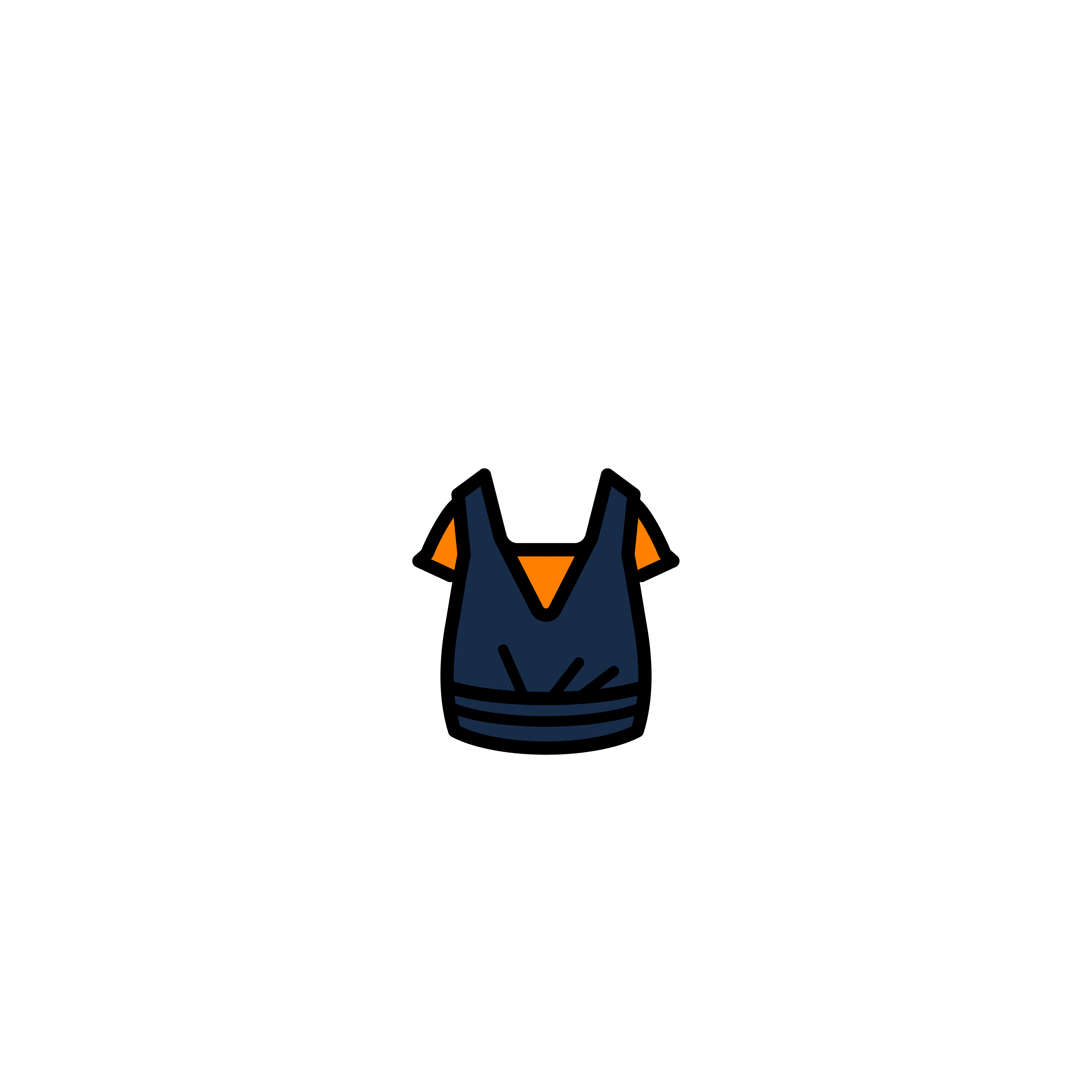 Vegeta Armor Navy